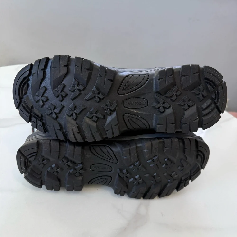Nortiv8Men's Gray Waterproof snow Boots